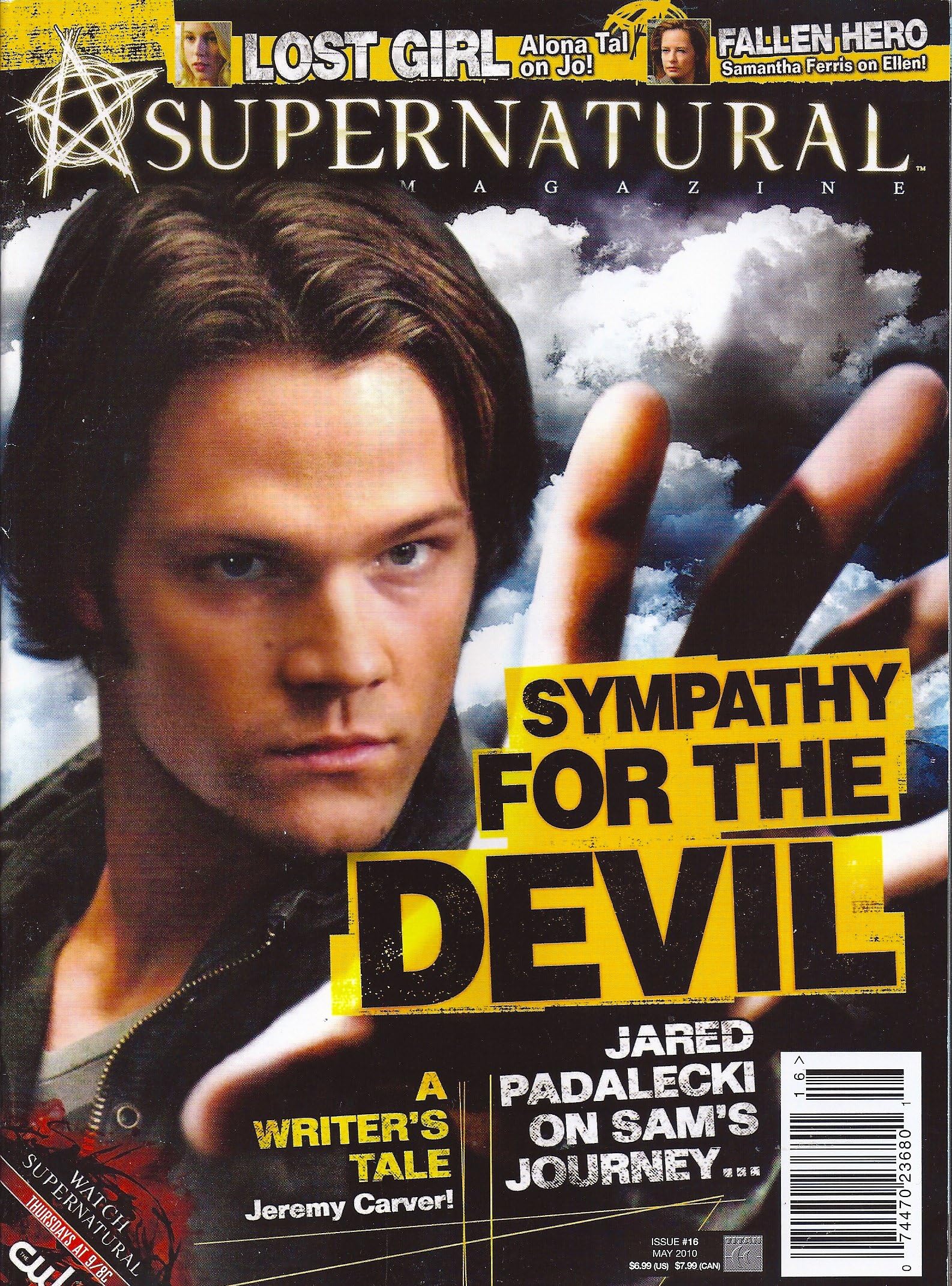 Jared Padalecki, Jeremy Carver, Alona Tal, Samantha Ferris - May, 2010 The Official Supernatural Magazine Issue #16 Paperback