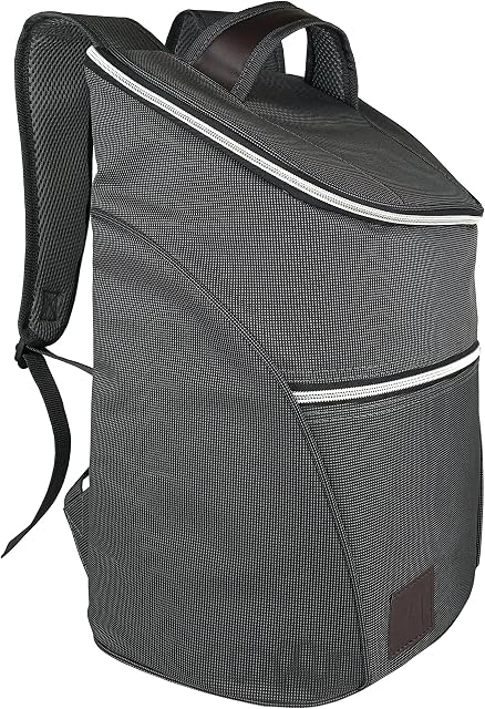 JSK Chic Cooler Bag Complimenting Both Smart & Casual Attire | Versatile 20L Stylish Insulated Backpack for Work, Shopping, Picnics, Daytrips - Anywhere! | Silver Zipper
