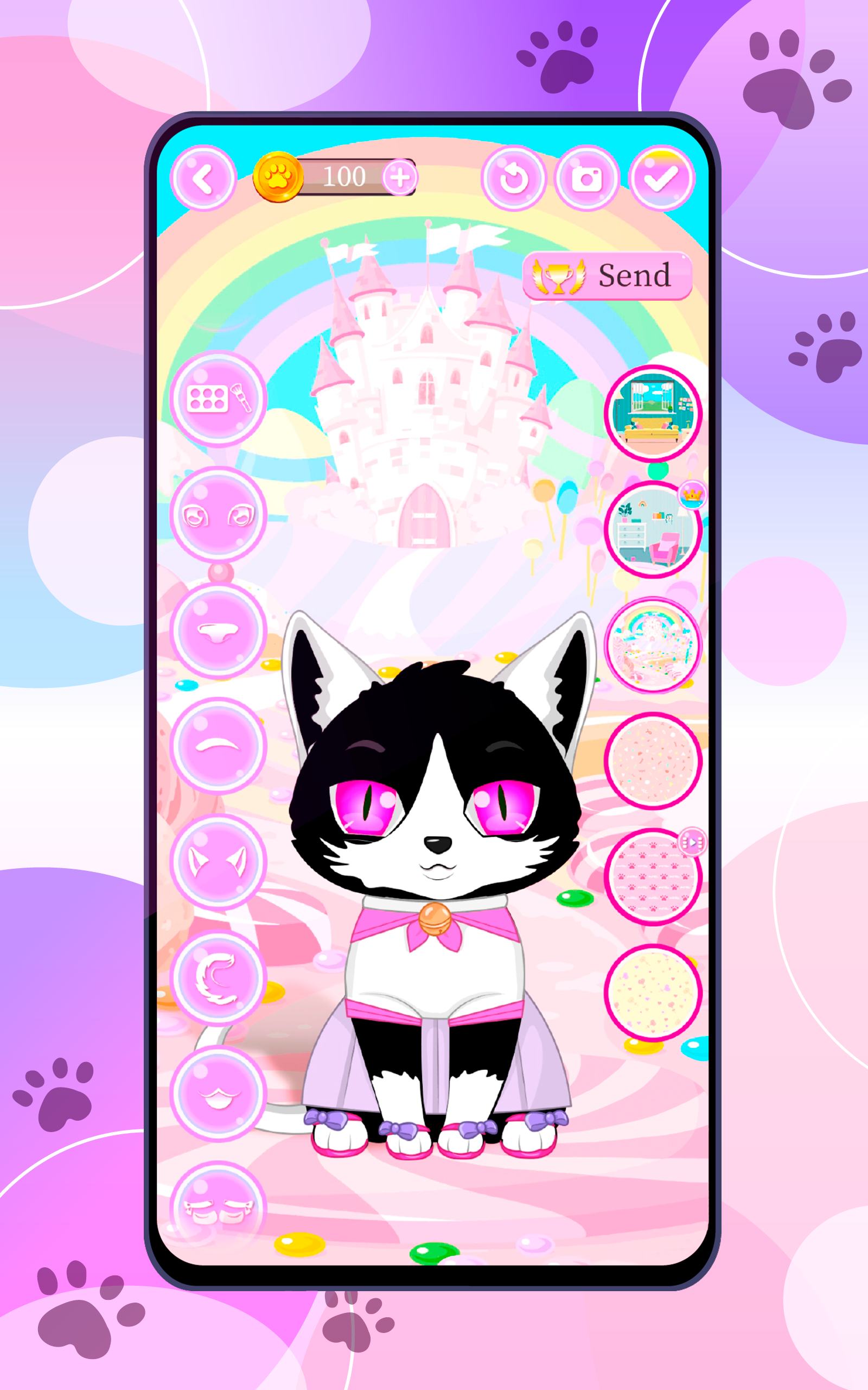 Fluffy Cat Dress Up Game App on the Amazon Appstore