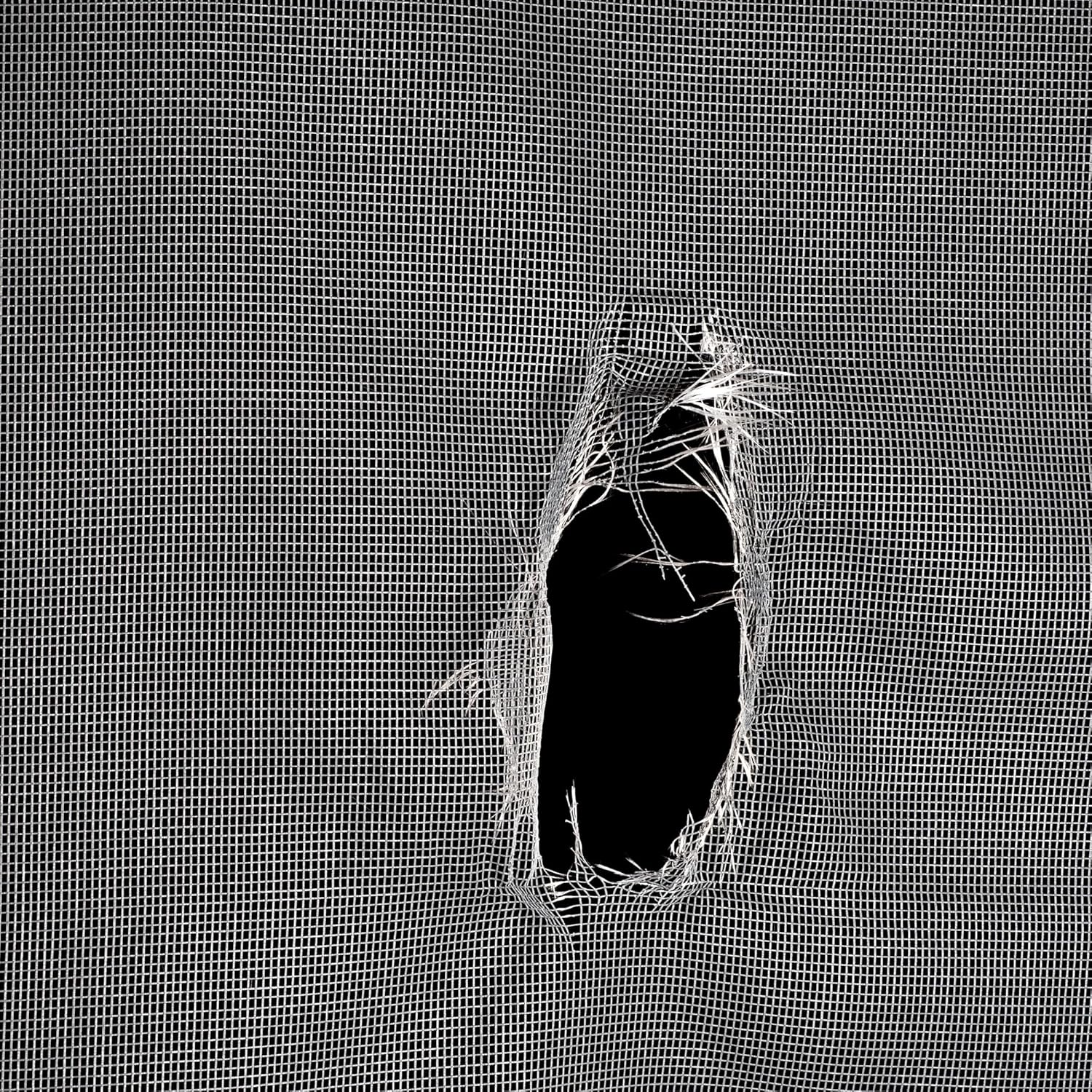 Prime-Line P 7542 Screen Door Repair Kit with Rolling Tool – Replace Screen on Windows or Patio Doors, 48” x 84” Charcoal Fiberglass Screen Cloth (1 Kit)