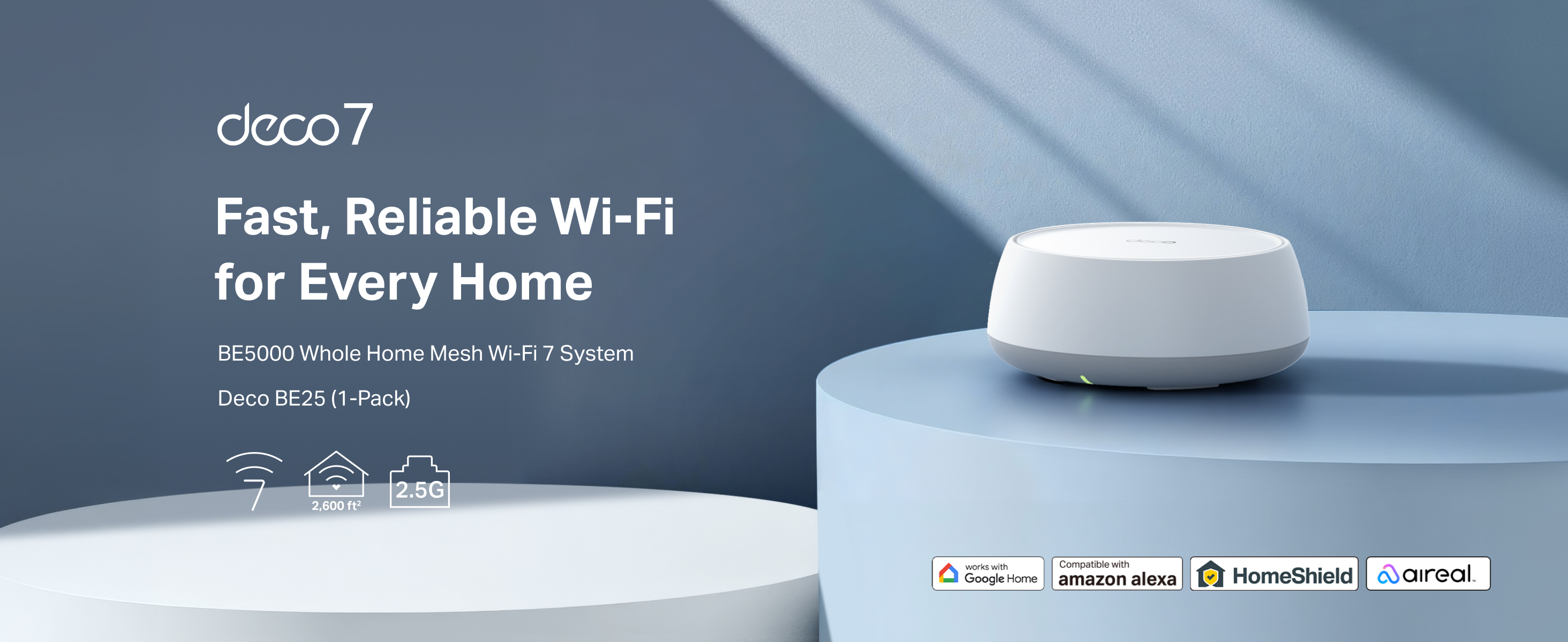 Amazon.com: TP-Link Deco 7 BE25 Dual-Band BE5000 WiFi 7 Mesh Wi-Fi