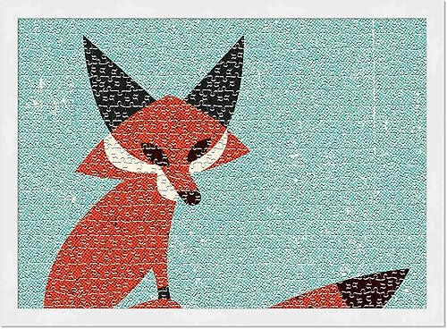 Miniatura 3 de Poster Palooza Marco para rompecabezas de 26.5 x 38.5 pulgadas, marco de madera blanco hecho para mostrar rompecabezas de 26.5 x 38.5 pulgadas con