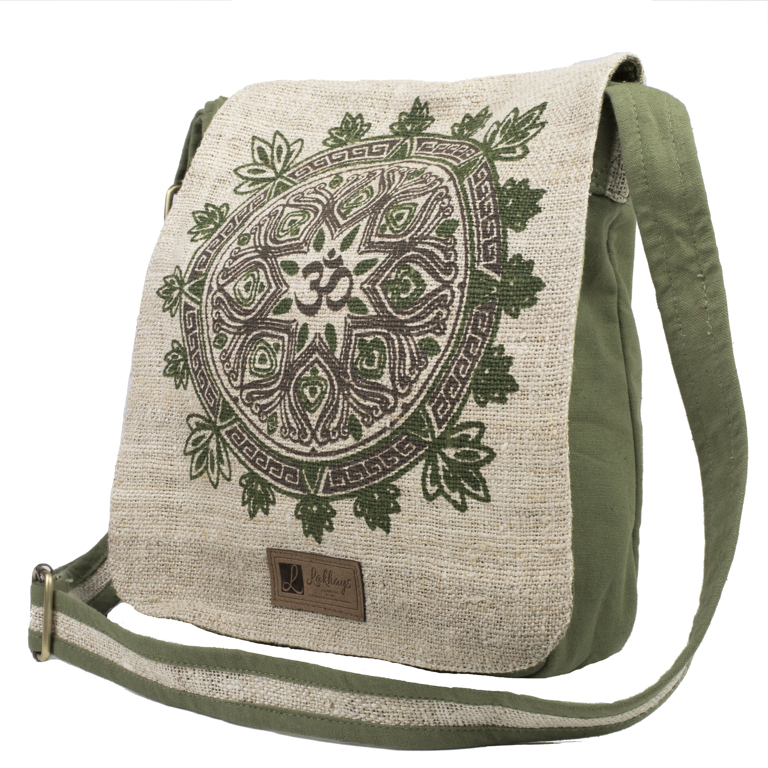 hemp messenger bag