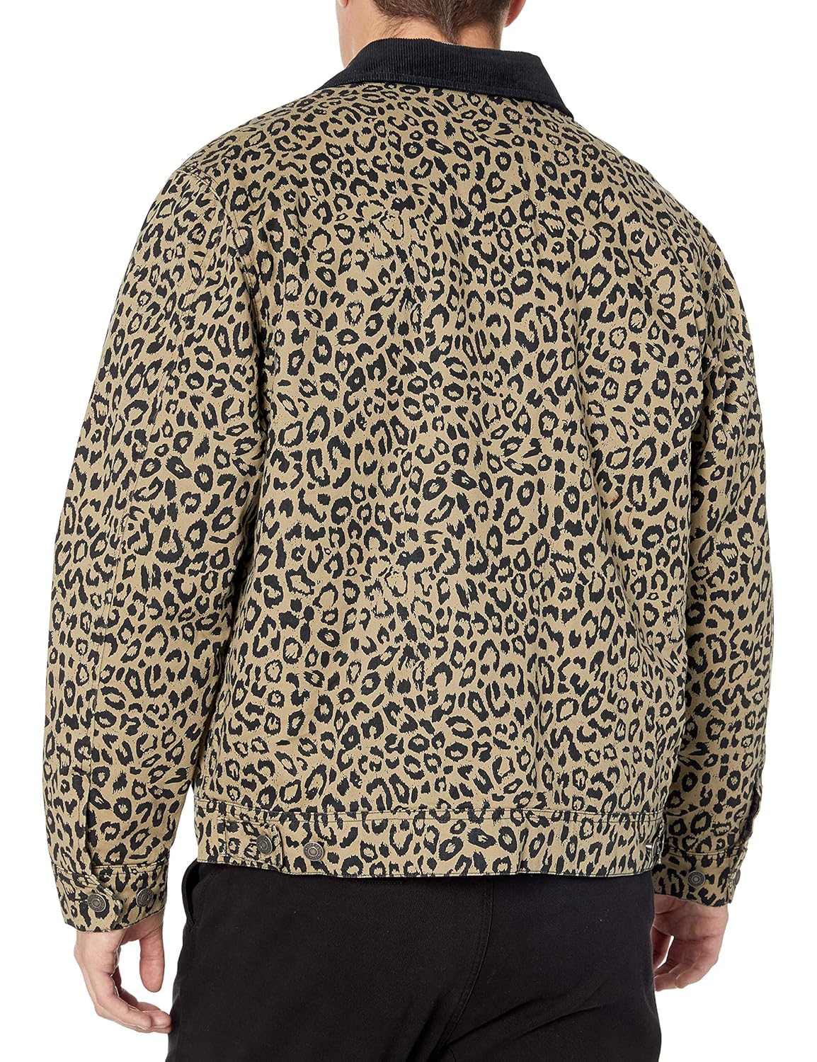obey leopard jacket