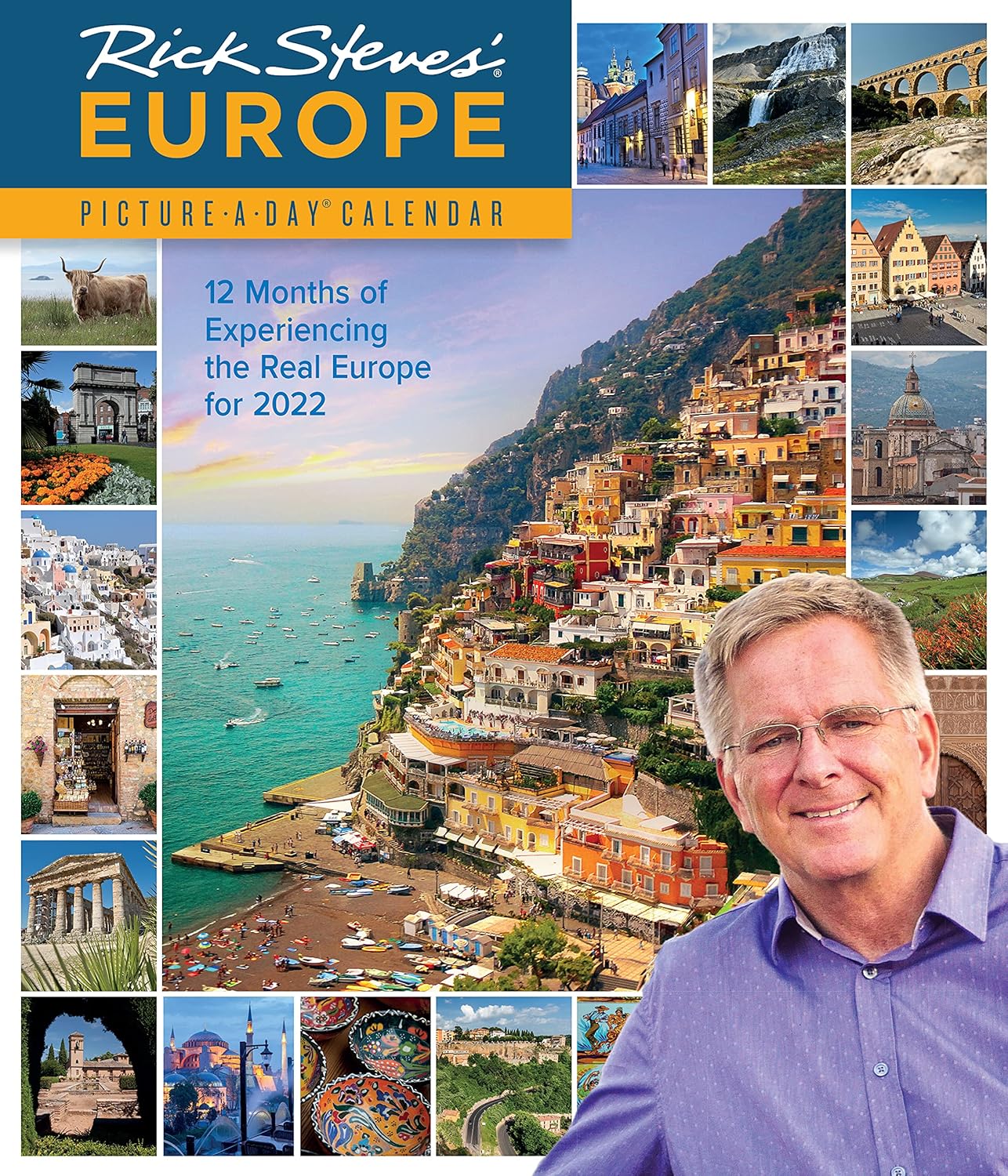 Rick Steves' Europe PictureADay Wall Calendar 2022 12 Months of