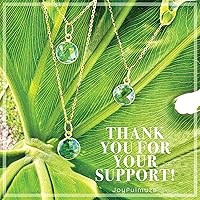 Vista 151 de Round Pendant Necklace, Natural Gemstones, Labradorite, Rainbow Moonstone, Crystal, Rose Quartz, Amethyst, Citrine, Sterling Silver, Handmade