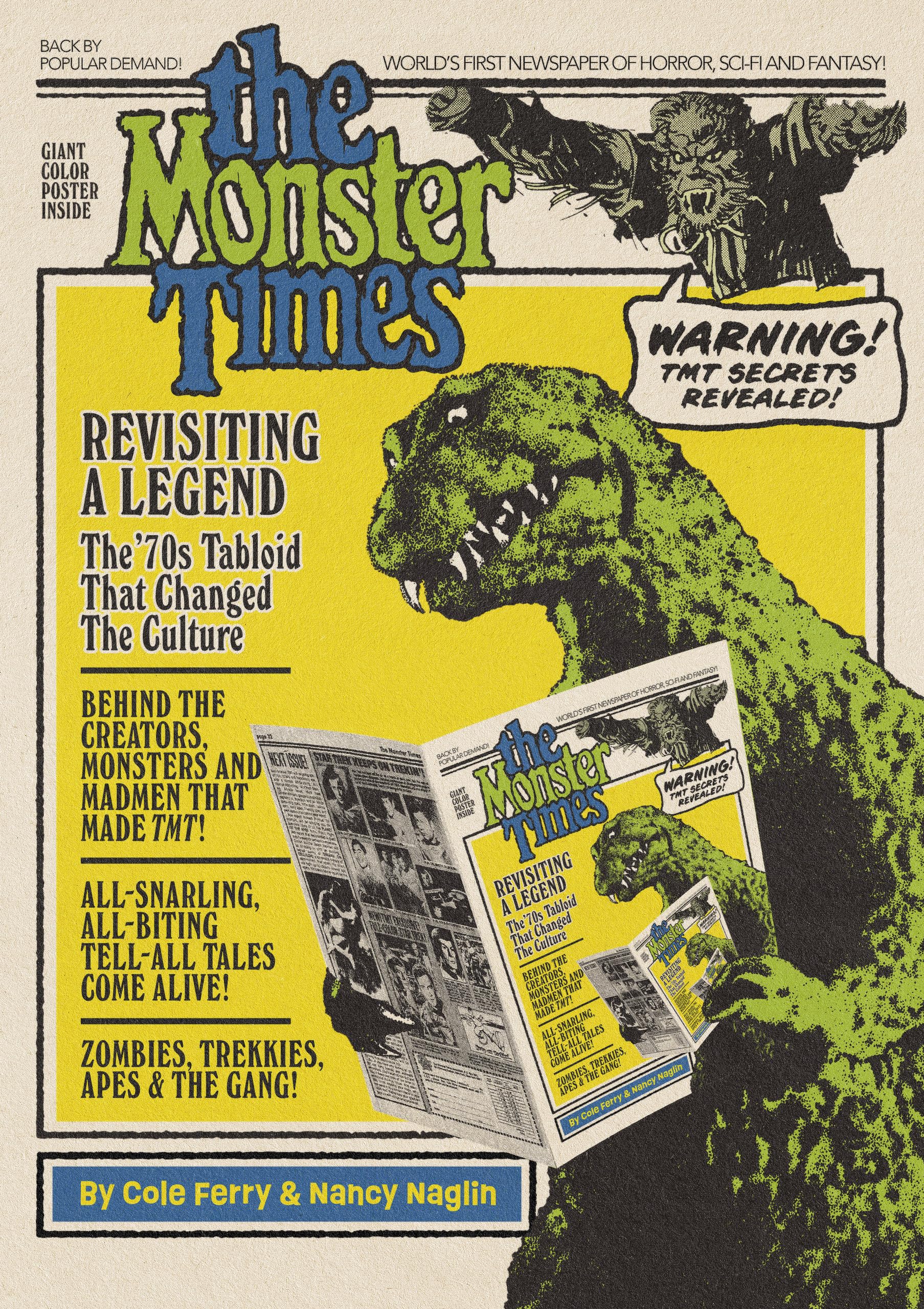 The Monster Times: Revisiting A Legend livre vintage sur le cinéma fantastique et monstres