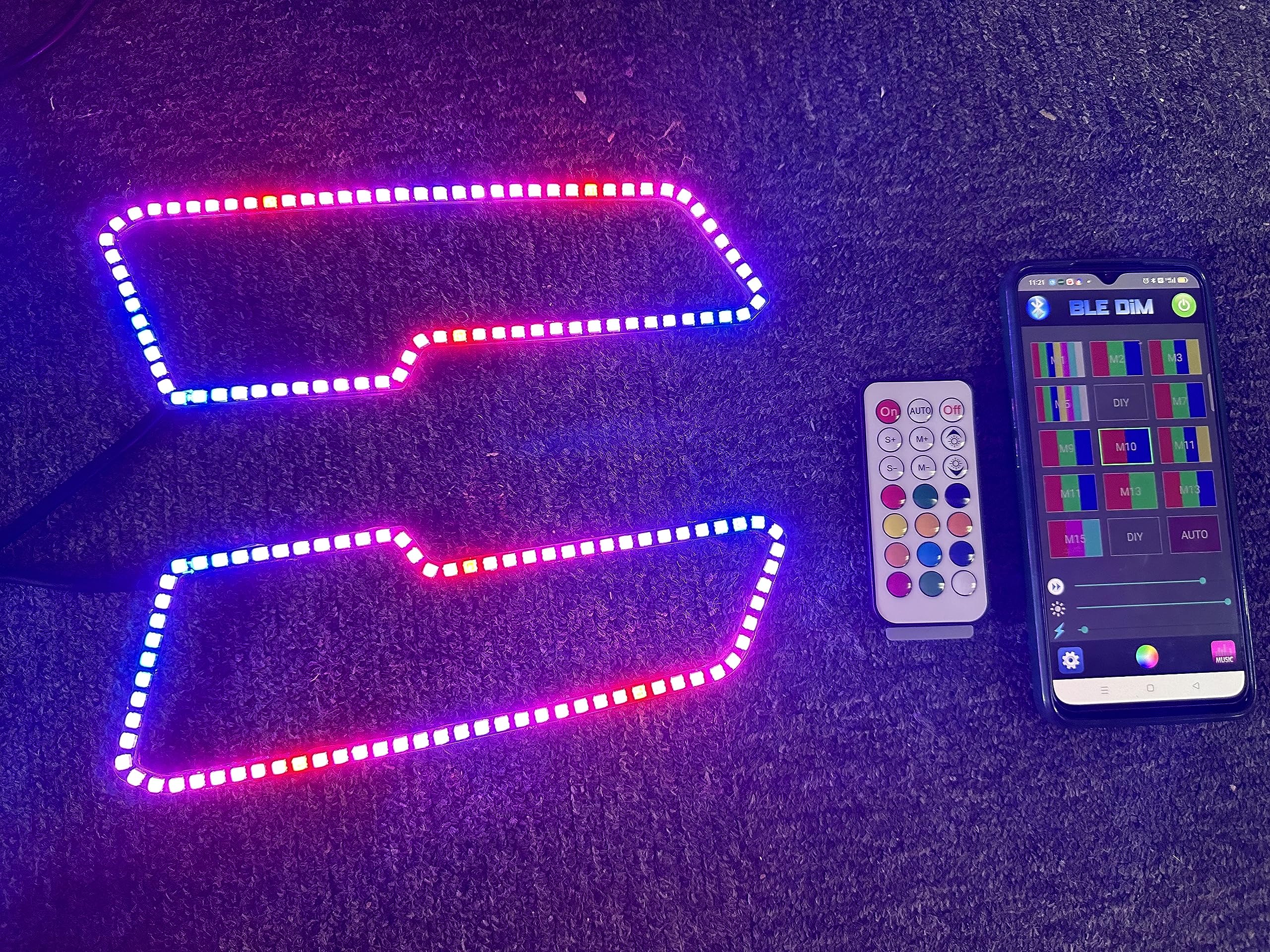 X1 Dream Color Chase 2017+ Polaris Sportsman 450 570 850 1000 2017-2019 850 SP 1000 XP Flowing LED Halo Ring for LED Headlight KIT