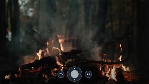 fire place screensaver 4k
