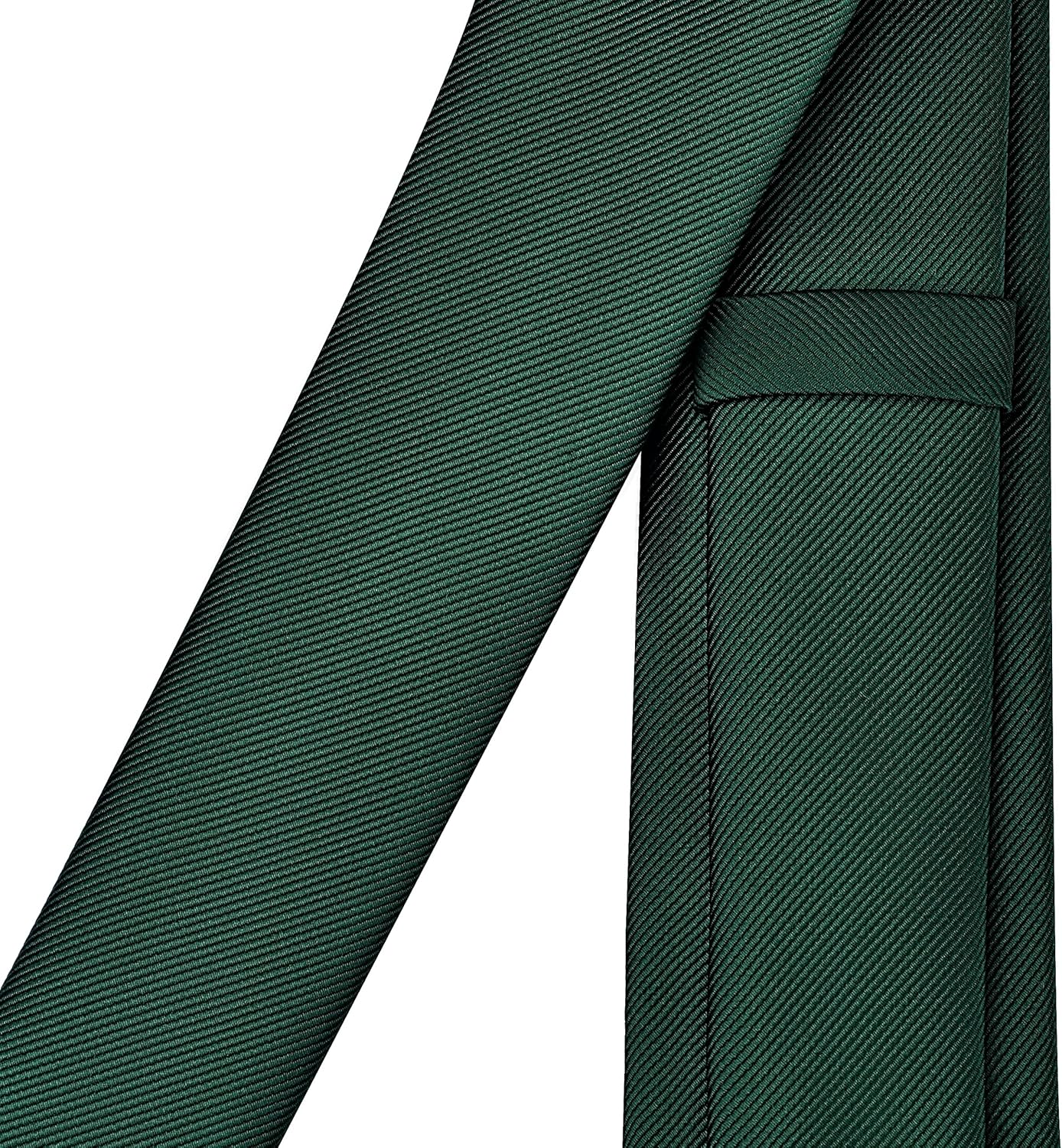 Branduce 2.4"（6cm） Solid Pure Color Skinny Tie Plain Slim Necktie for Men - Image 4