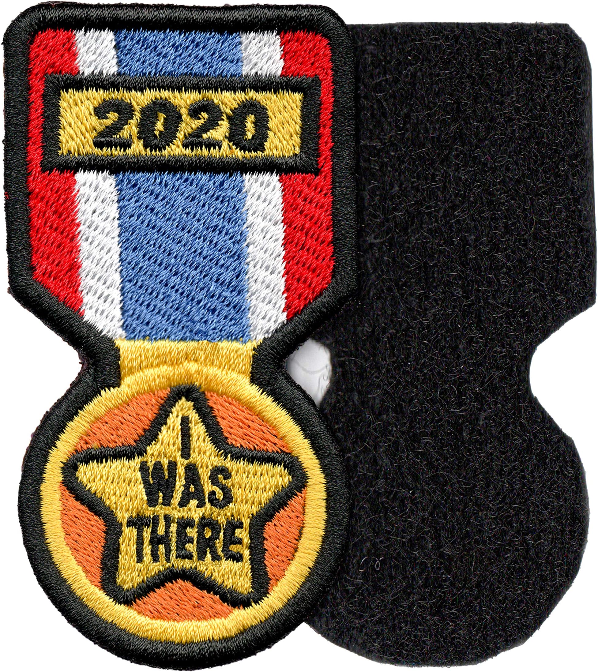 2020 I was There, Funny Tactical Morale Patch - Compatible with Velcro, 3x2 in, Hook and Loop
