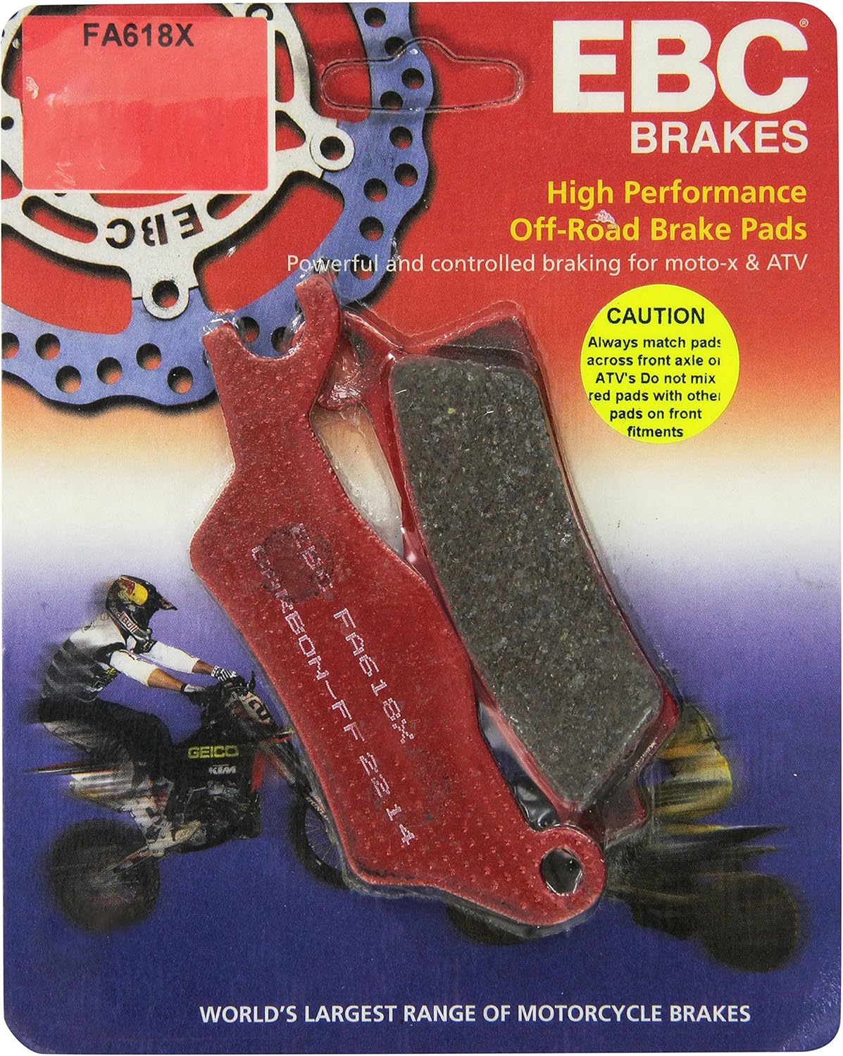 EBC Brakes FA618X Carbon X Series Disc Brake Pad