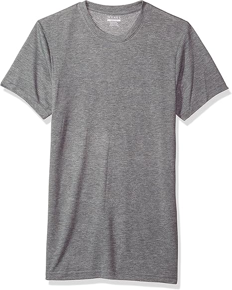 S.S. Crew Neck Shirt - Knit Mesh グレーM S.S. Crew Neck Shirt - Knit Mesh | JERRY'S OUTFITTERS
