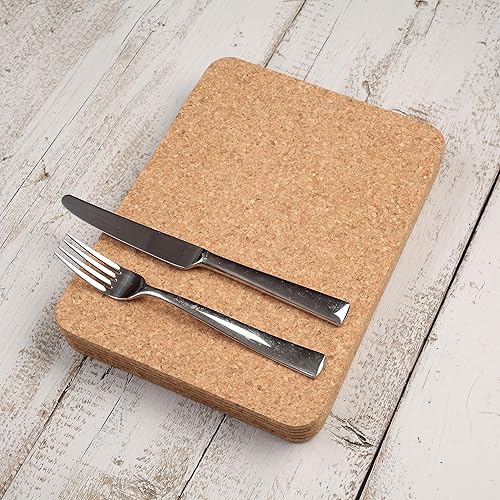 Miniatura 3 de T  G mesa rectangular esteras en corcho 28x 20x 06cm 6unidades