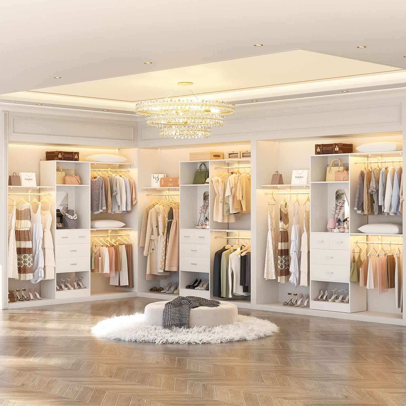 CD「a♡」 Amazon.com: Unikito 8FT Closet System, Customizable 96 Inch
