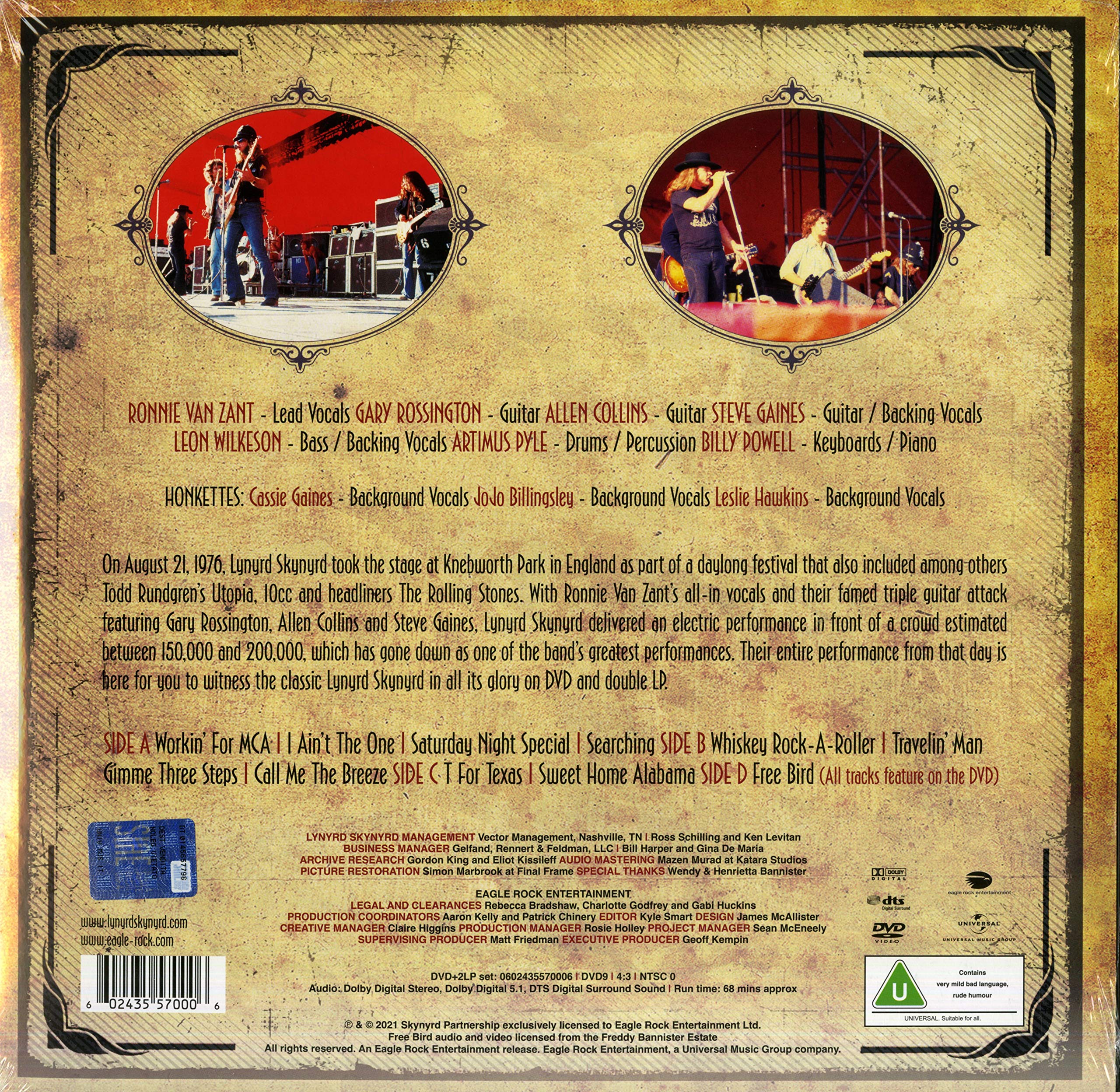 Live at Knebworth '76 (Ltd. DVD + 2LP) [Vinyl LP]