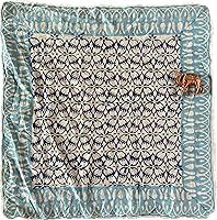 Radhagovindhandicraft Organic Cotton Paisley Bandana Scarf - Vibrant Hand Block Print, 21x21 Inch Versatile Moselle for Summer Winter
