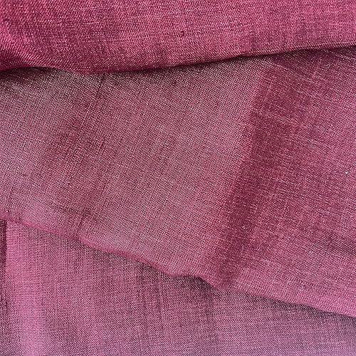 Miniatura 8 de Tela de lino suave al tacto mostaza  Material ligero y transpirable para decoración del hogar y manualidades