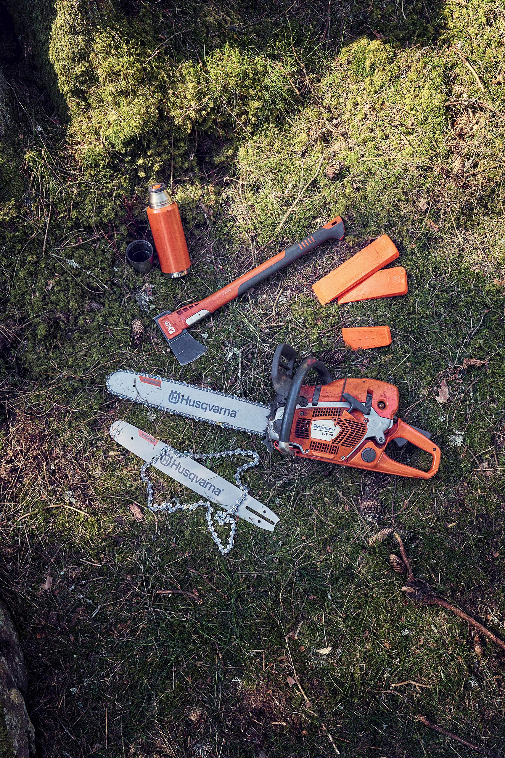 Husqvarna Zenoa 24,1 cm Pro Orange Spalthammer Keil, Orange, Splitting, Baumfällwerkzeug