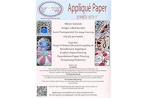apliquick tools for applique HNKHABY13 Applique Paper (20 Pack) by apliquick