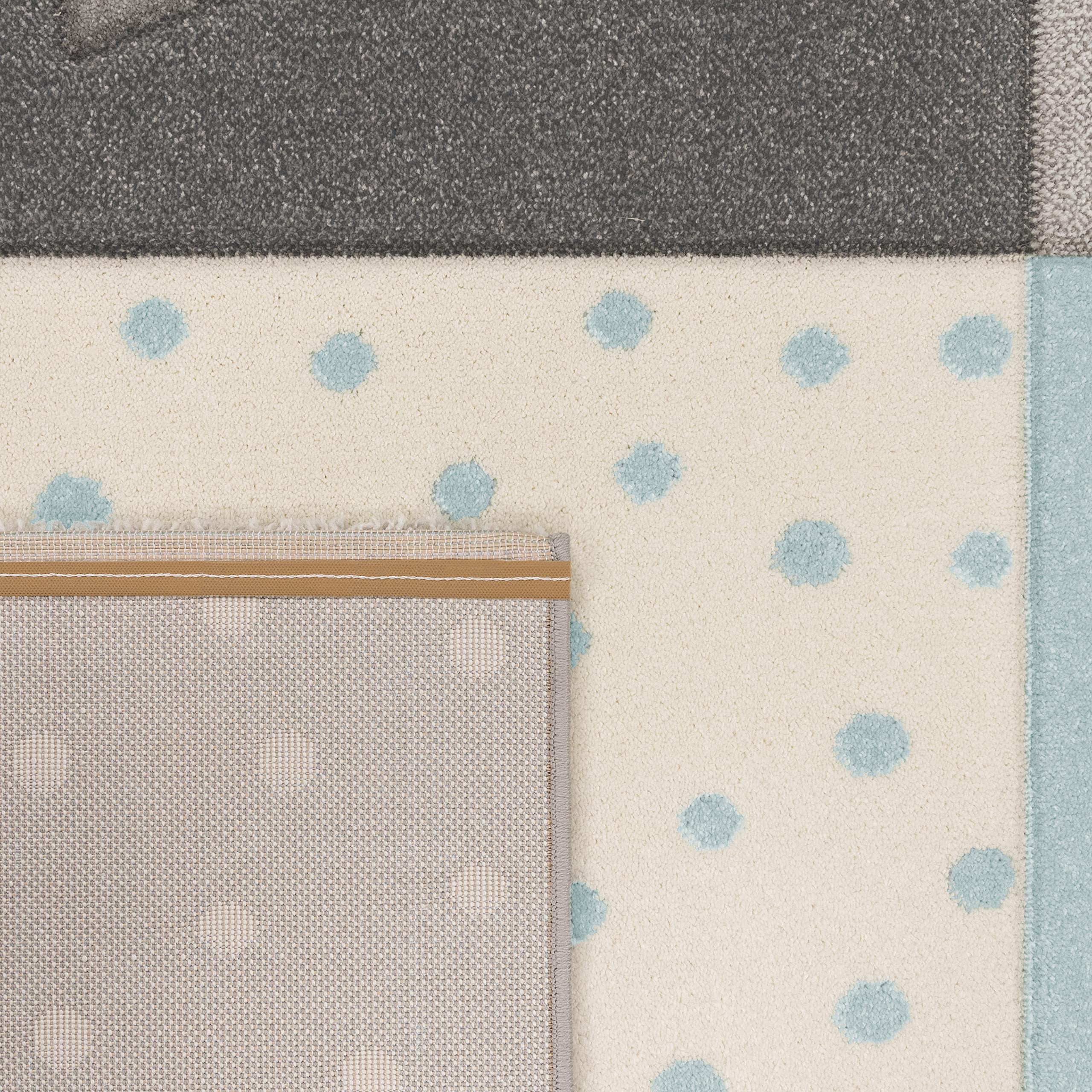 Paco Home Alfombra Infantil, Alfombra Pastel Habitación Infantil con Nubes 3D Y Motivos De Estrellas Arcoíris, tamaño:80x150 cm, Color:Multicolor — view 4