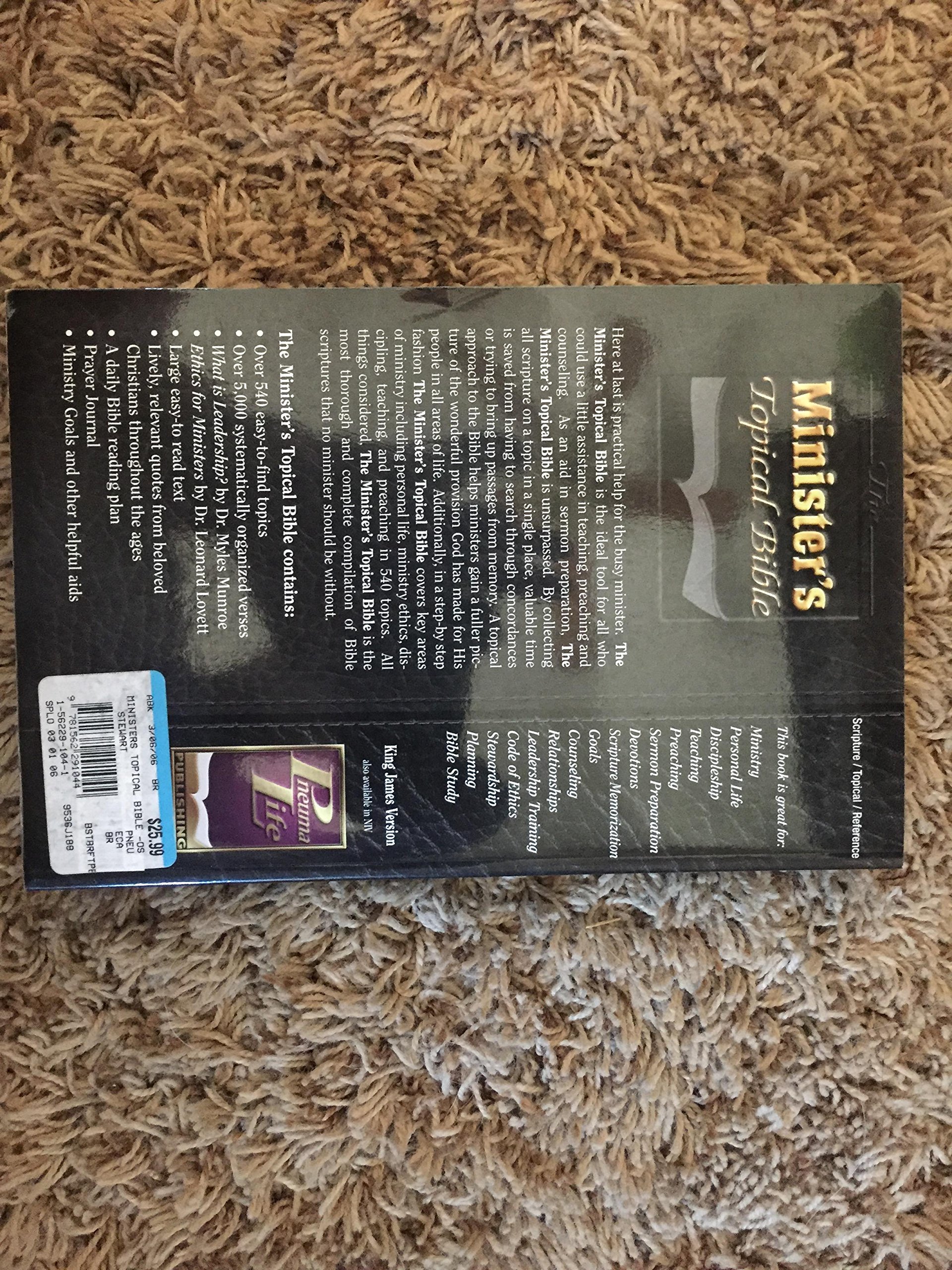 The Minister's Topical Bible
