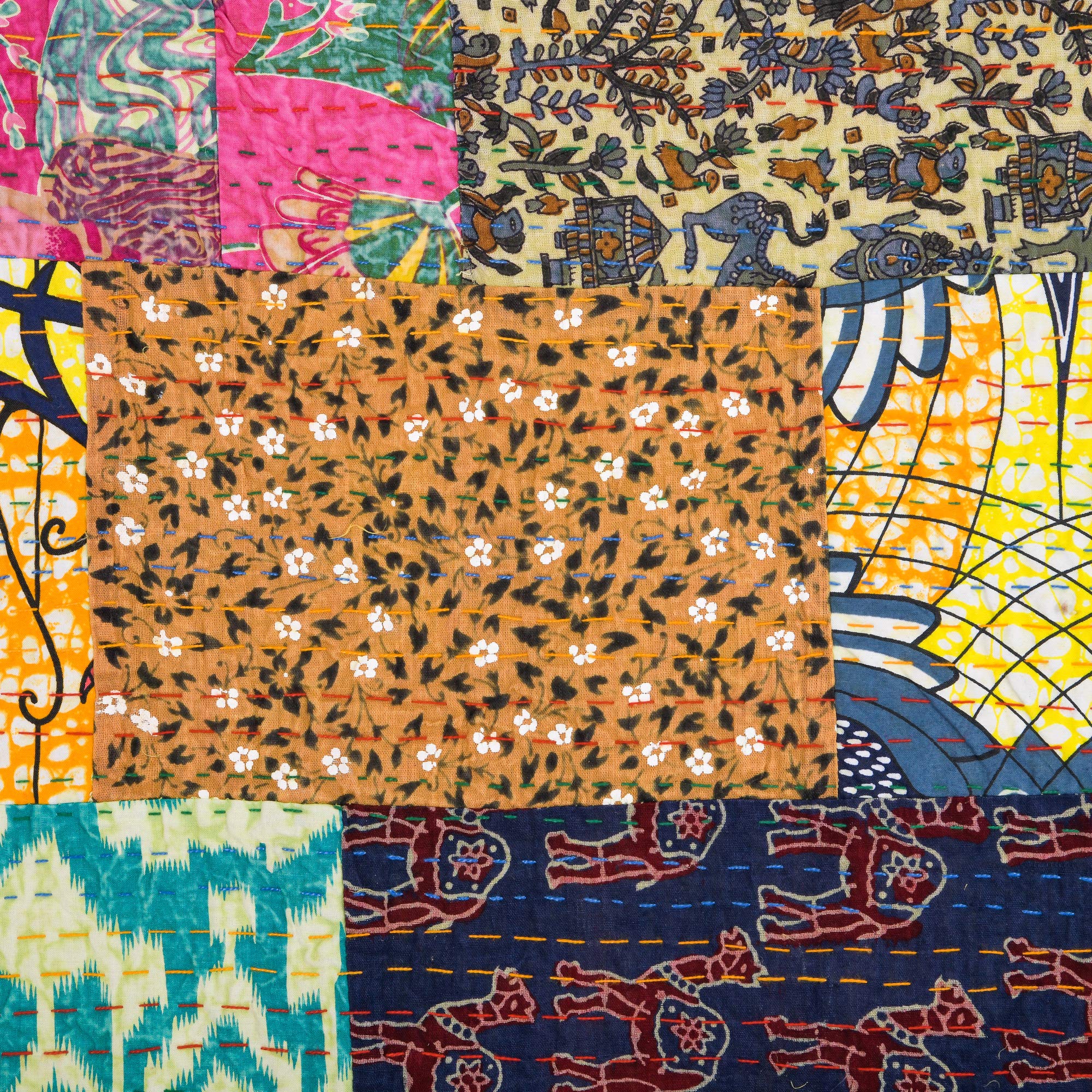 Amazon.co.jp: Marubhumi インド伝統的純綿パッチワーク