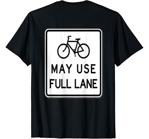 bicycles may use full lane