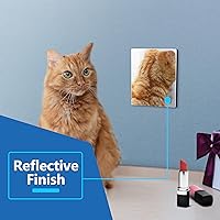 Vista 3 de LIDER Placa de pared en blanco, resistente a la temperatura y a los impactos, acrílico, reflectante, cubierta sin tornillos, actualización