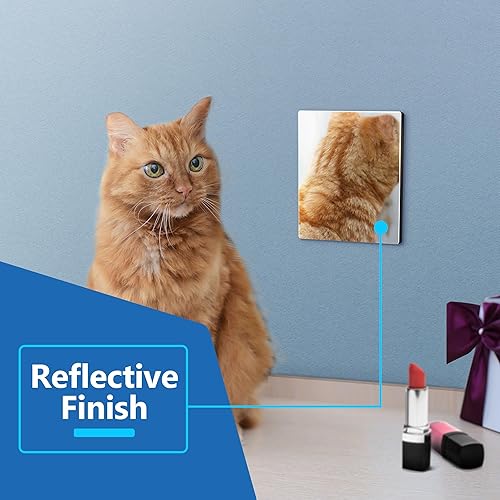 Miniatura 3 de LIDER Placa de pared en blanco, resistente a la temperatura y a los impactos, acrílico, reflectante, cubierta sin tornillos, actualización de