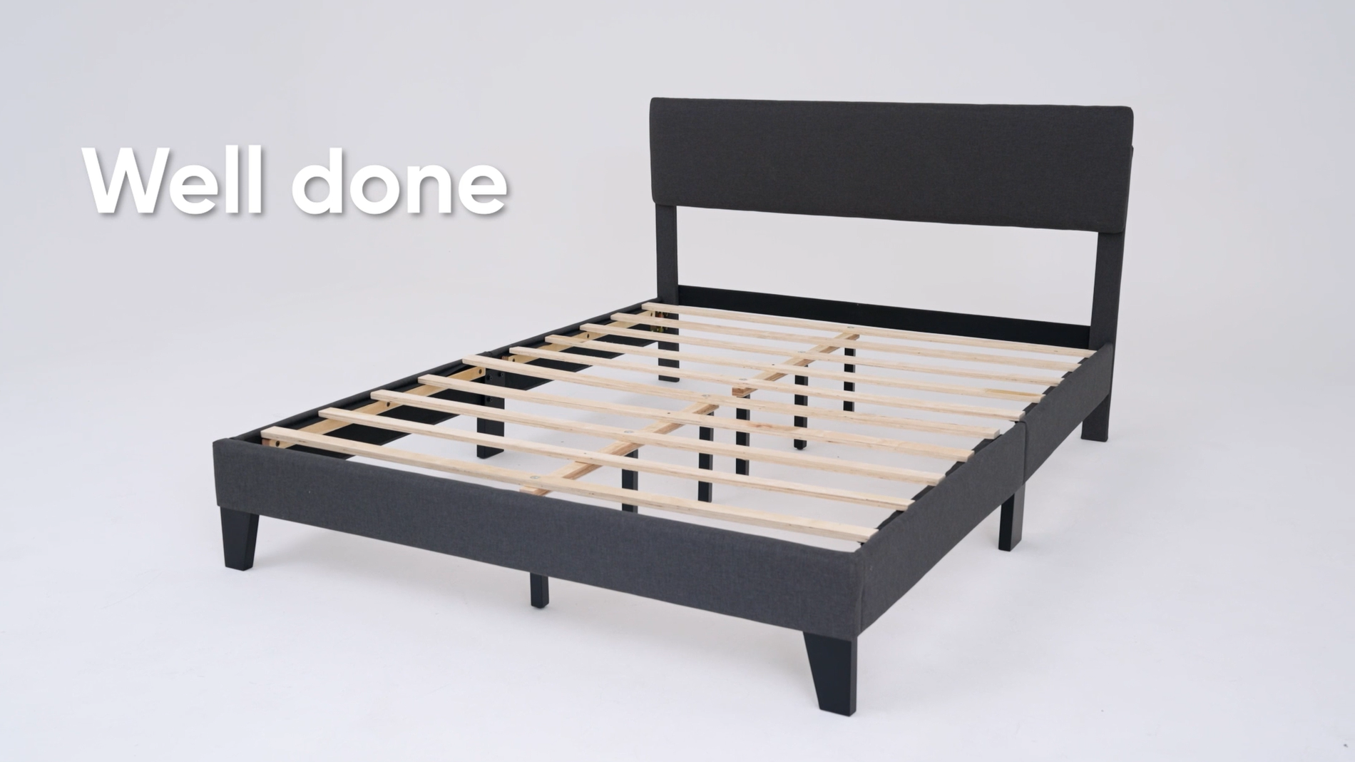 Amazon.com: Lifezone Queen Bed Frame with Headboard,Linen