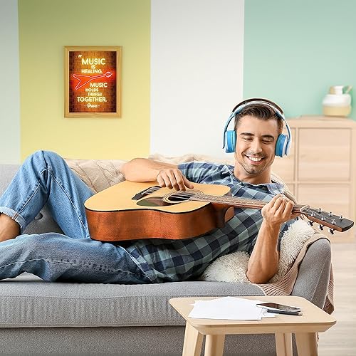 Miniatura 4 de AMERICAN LUXURY GIFTS Music Is Healing - Prince Quote Wall Art Print - 8x10 Guitar Music Room Decor For Aesthetic Home Decor, Dorm, Bedroom Decor &