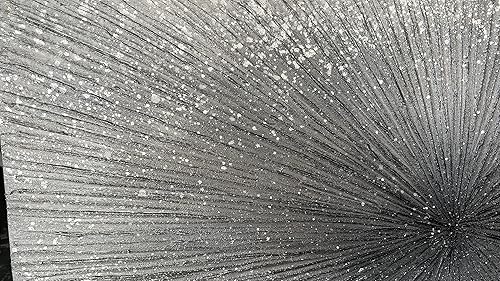 Miniatura 7 de YaSheng Art - Arte abstracto de 24 x 48 pulgadas, pinturas al óleo sobre lienzo, arte abstracto de plata gruesa, arte moderno para decoración del