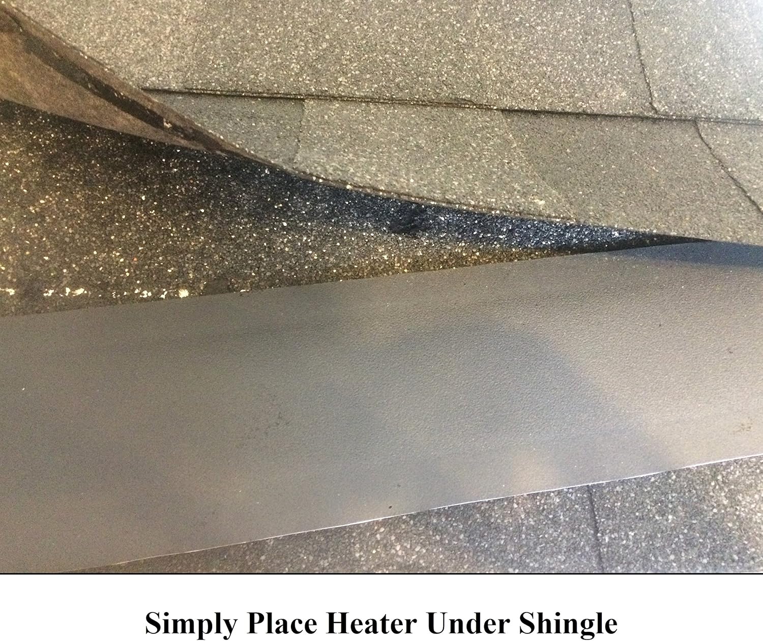Invisible Roof Edge Heater, Melts up to 2 inches of Snow per Hour, Different, Buy Factory Direct, Melts Snow Off Single Row of Shingles (15'L ft. x 5" W in.)