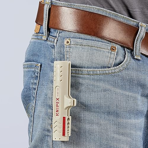 Miniatura 7 de KNIPEX - Herramientas 16 65 125 SB - Herramienta de pelado de cables de datos (1665125SB)