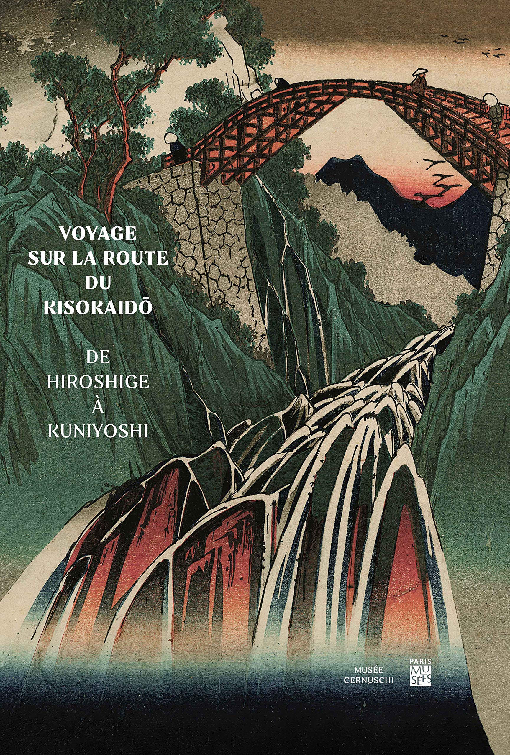 Voyage sur la route du Kisokaido beau livre Hiroshige Kuniyoshi pour salon et decoration zen