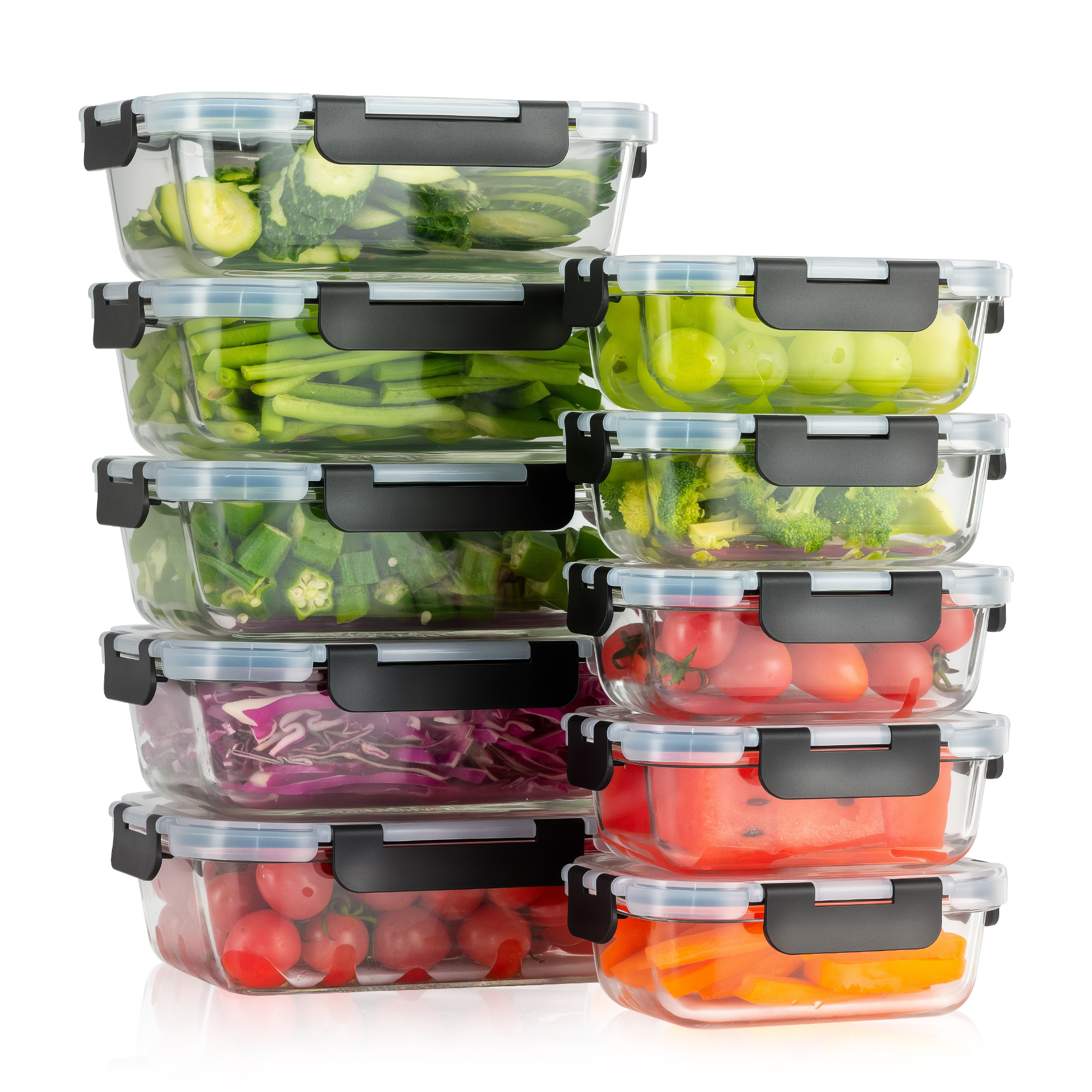 Amazon.com: WWYH.DSS 10-Pack Meal Prep Containers with Snap