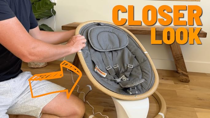Amazon.com : Yacul Electric Baby Swing for Newborns, Infant Swing