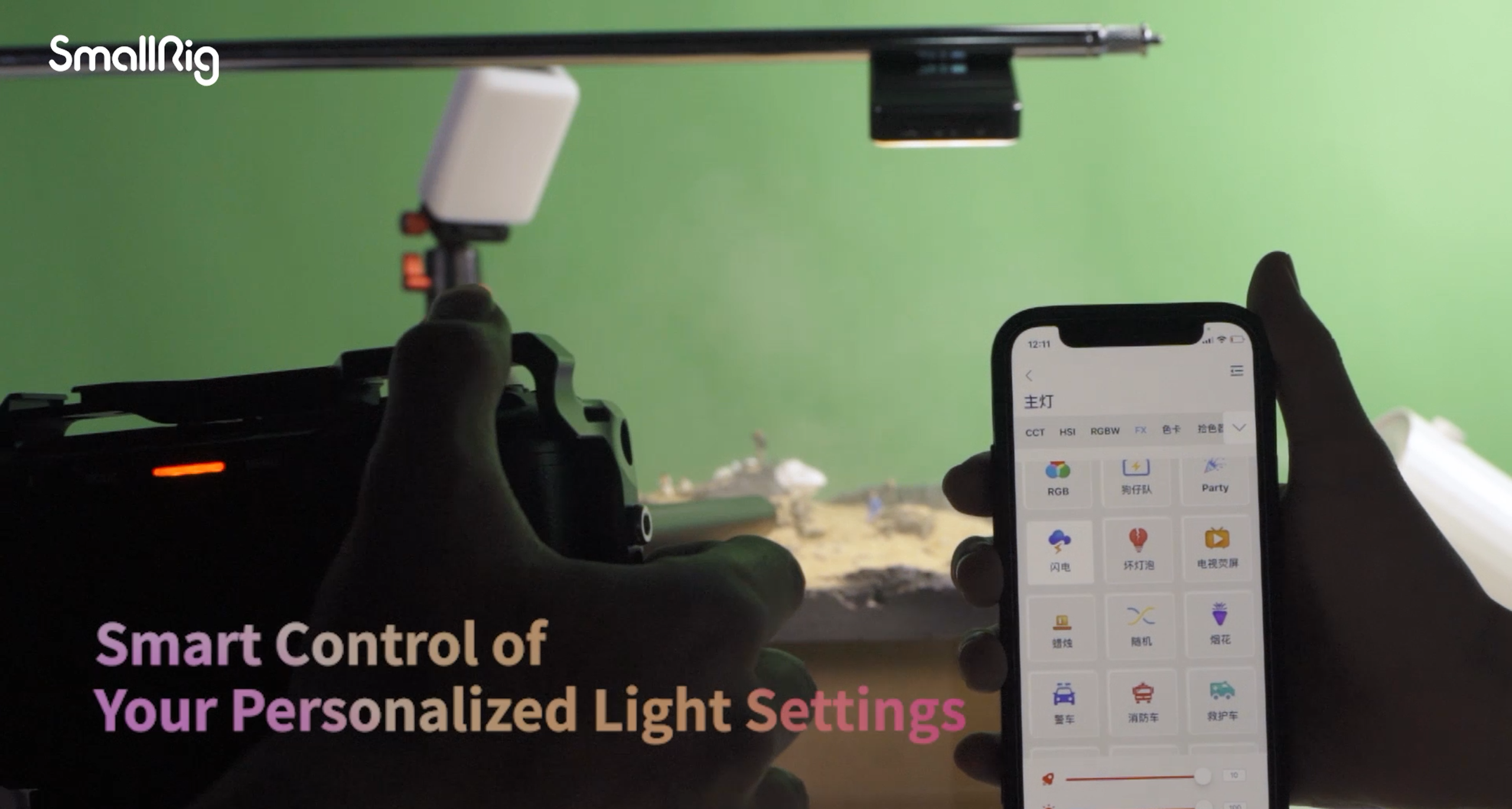 Amazon.com : SmallRig RM75 RGB Video Light, RGBWW Full Color