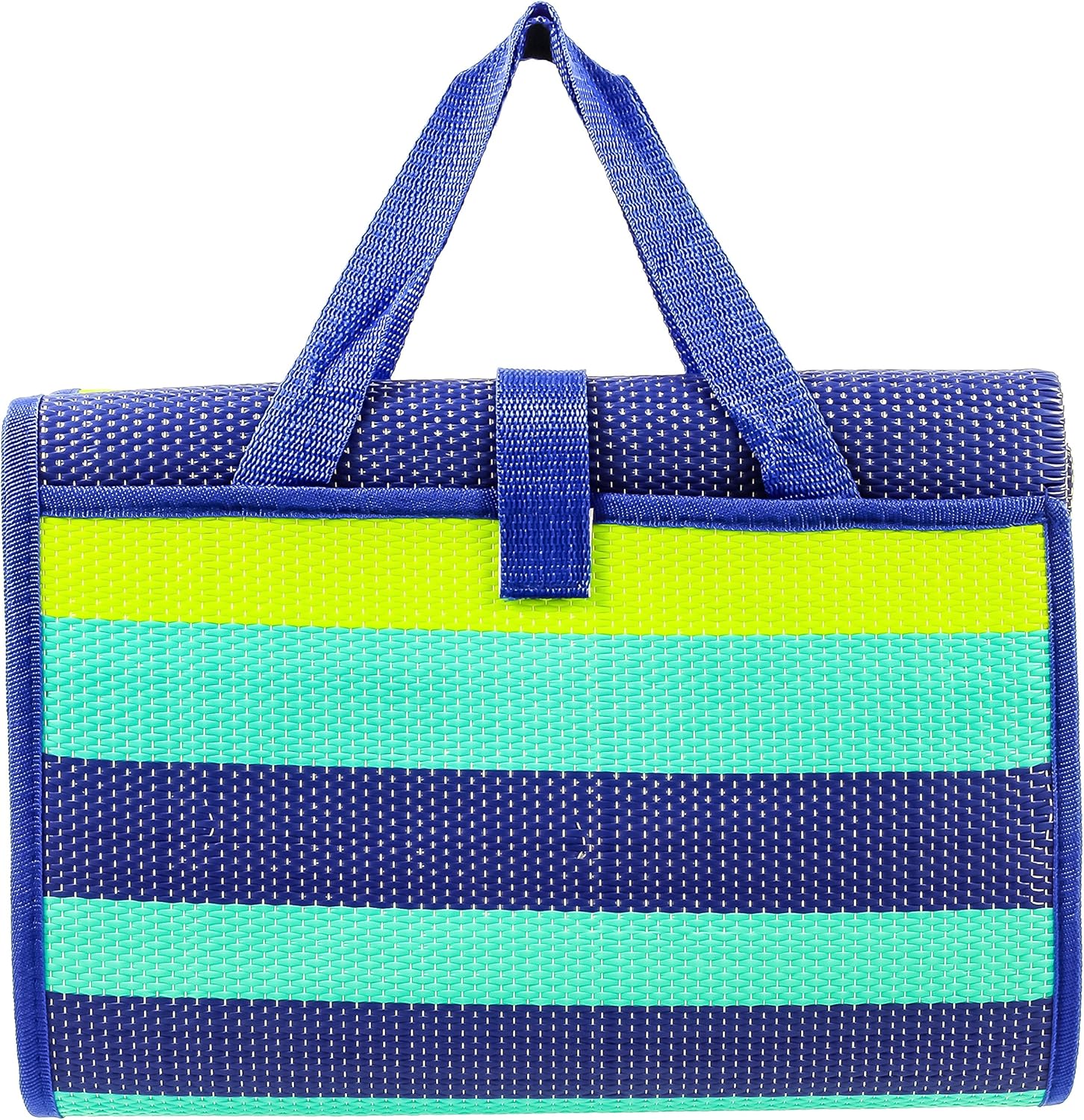 Camco Handy Mat with Strap - Perfect for Picnics, Beaches, RV and Outings - Green/Turquoise - 60" x 78" (42806)