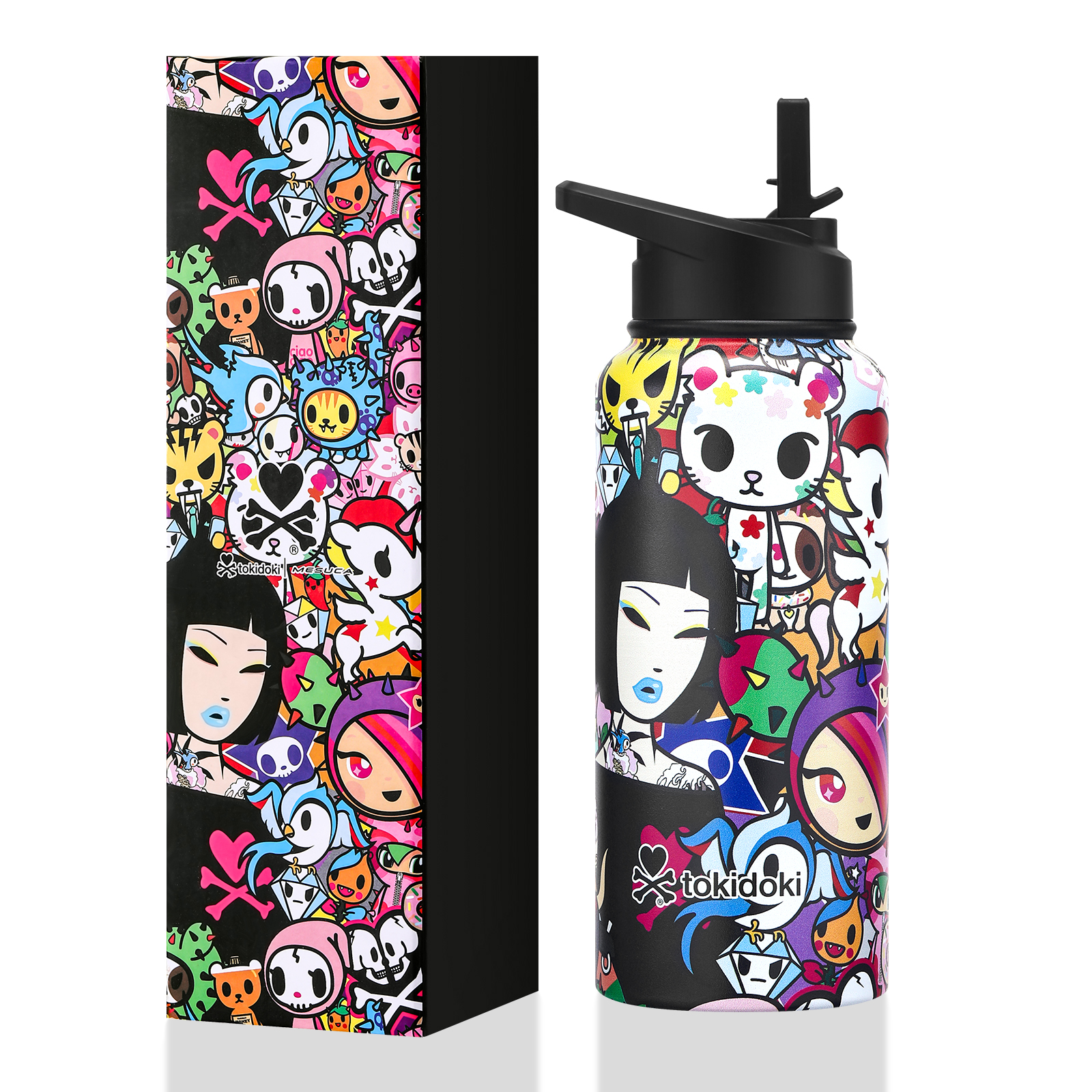 Amazon.com: tokidoki Unicorno 32OZ Water Bottle with straw Anime