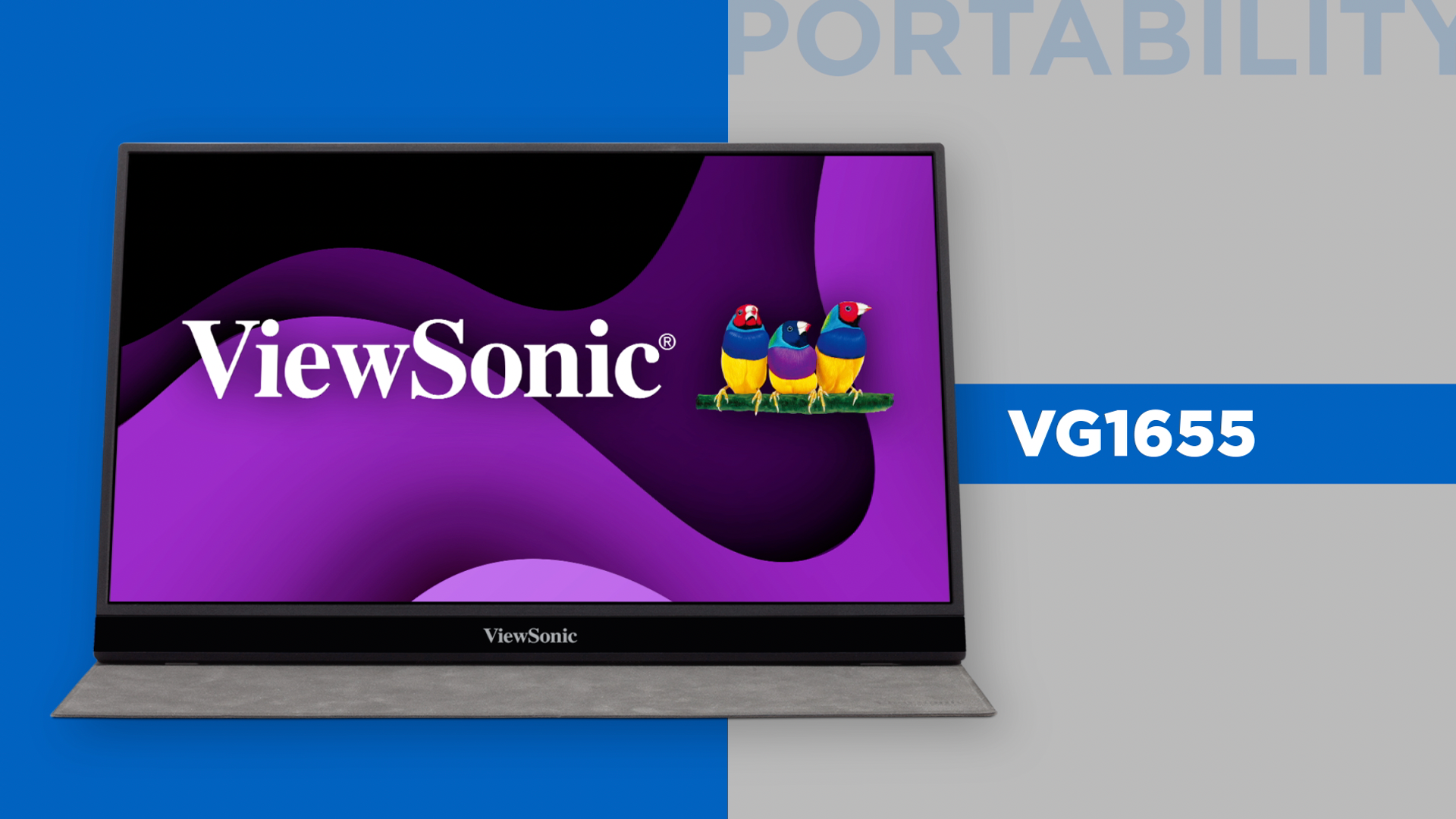 Amazon.com: ViewSonic VG1655 15.6 Inch 1080p Portable Monitor for