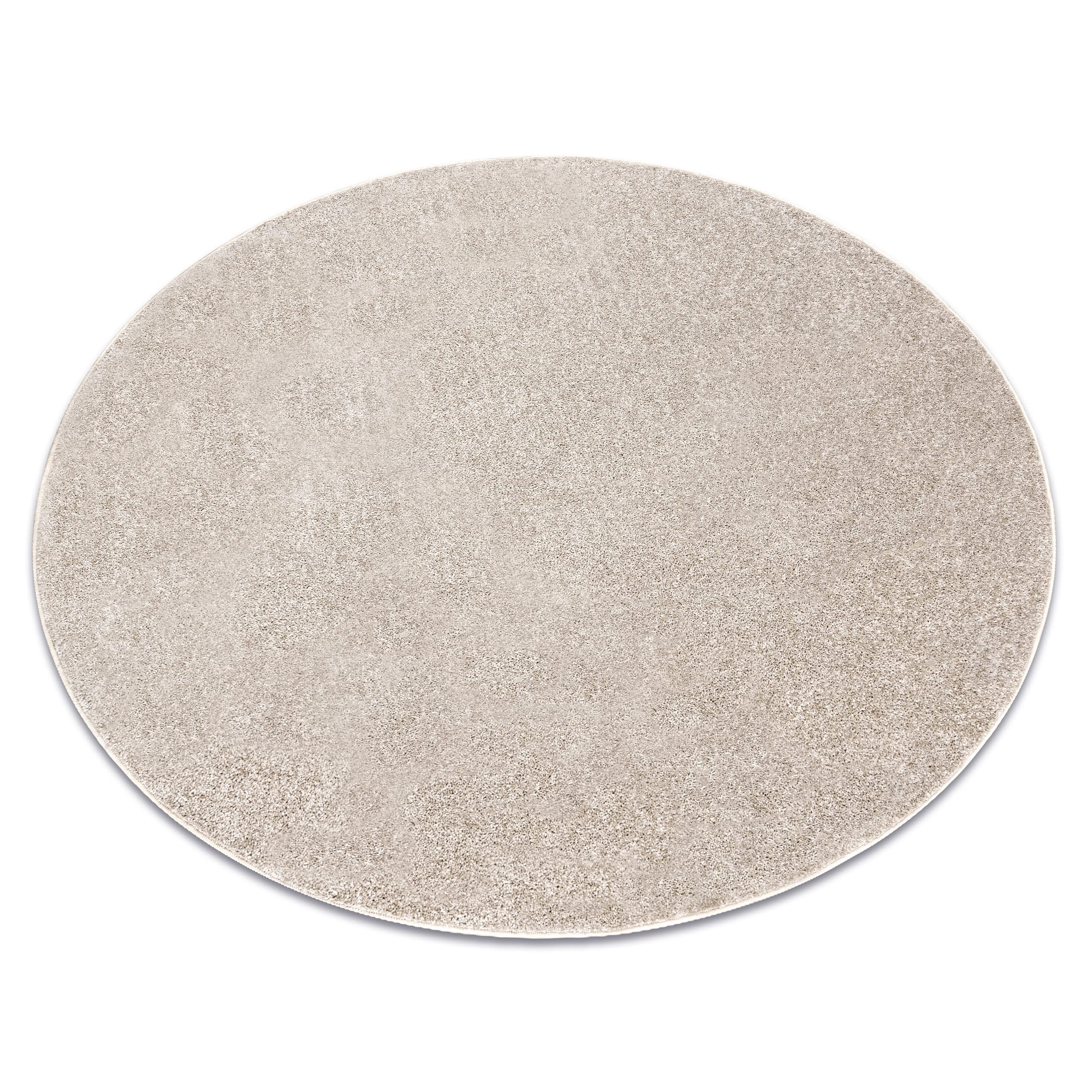rugsx Alfombra Santa FE para salón y Dormitorio Beige Redondo 150 cm