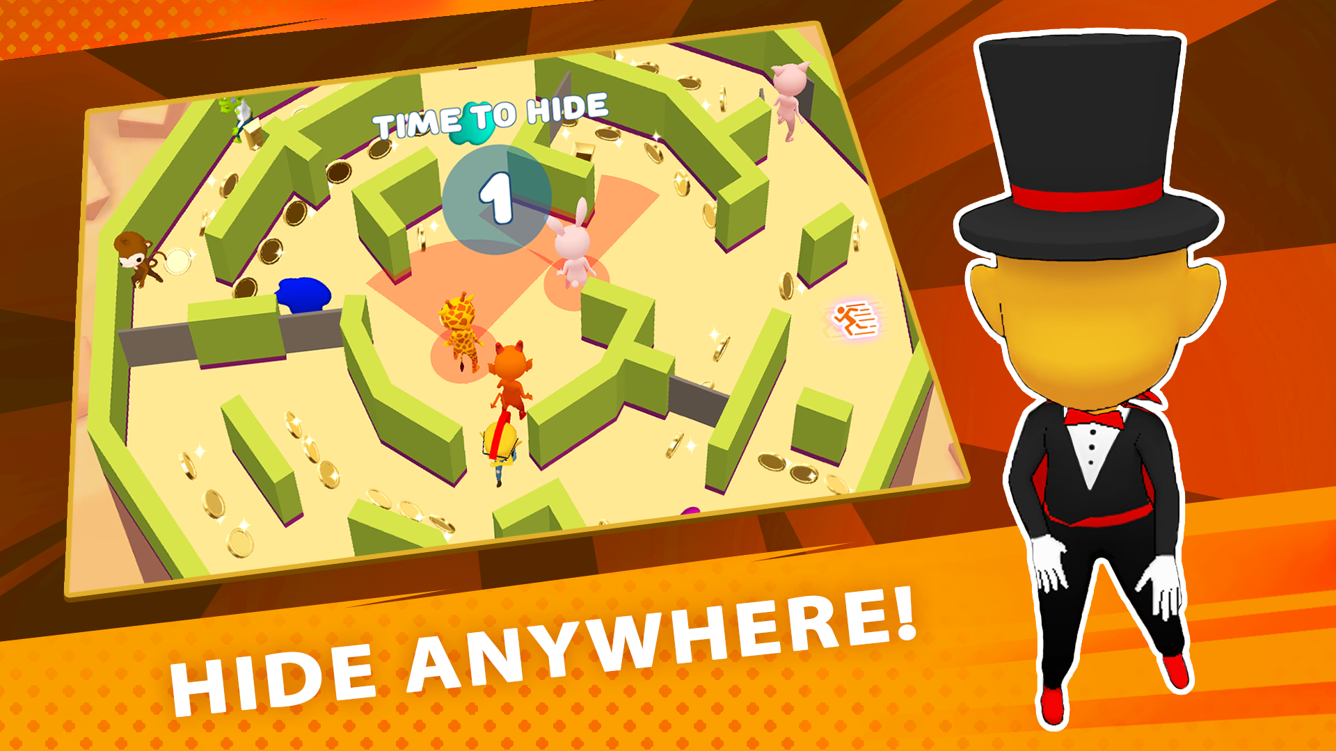 Hide n Seek: Fun Escape Adventure – Silly Sneaky Chase Game with
