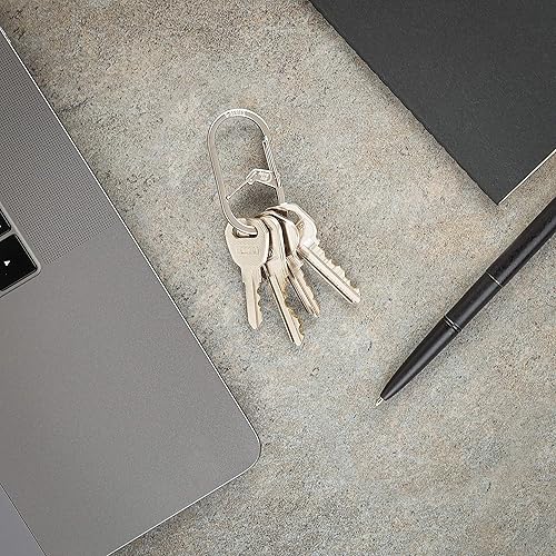 Miniatura 6 de Nite Ize GS2-11-R6 G-Series - Mosquetón de doble cámara, tamaño #2, paquete de 2, acero inoxidable