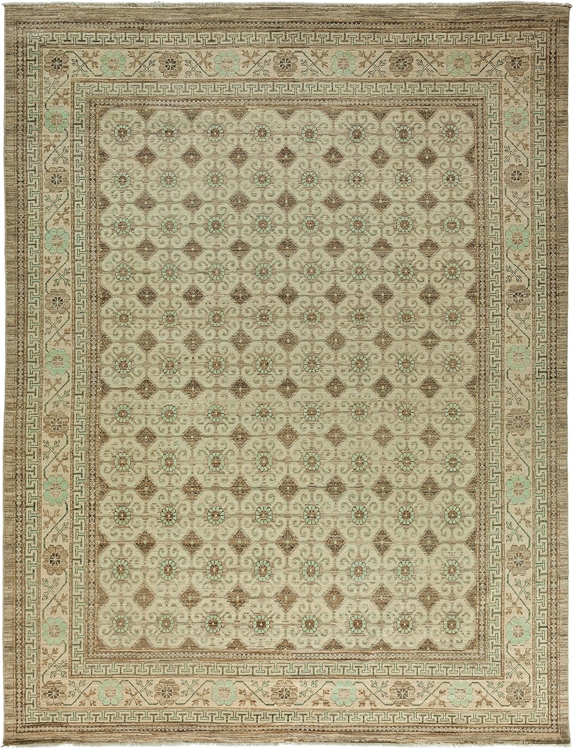 Solo Rugs Khotan Rapa One of a Kind Hand Knotted Area Rug