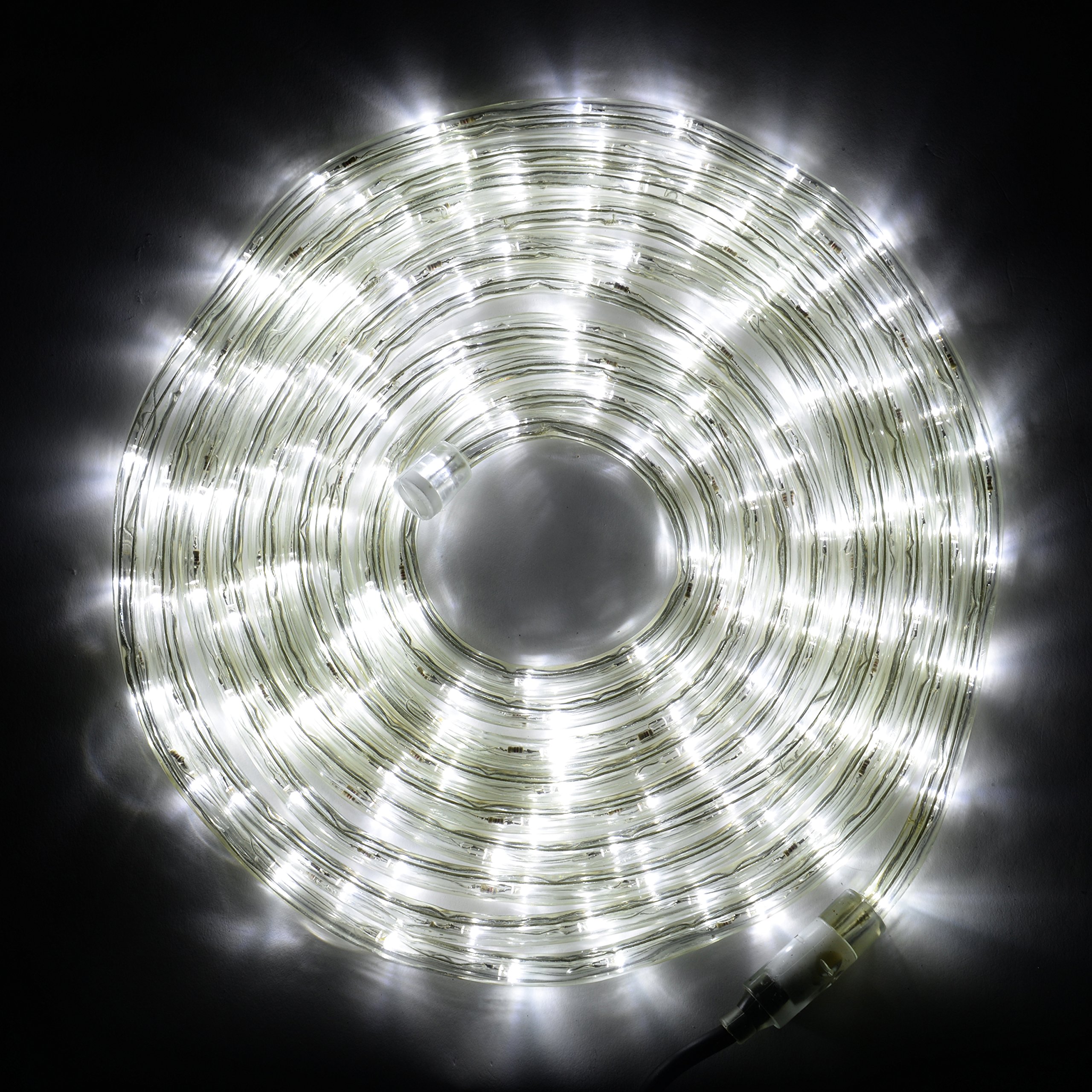 WeRChristmas 6 m White LED Rope Lights with Static/ Multi-Functional Flashing Controller - Image 3
