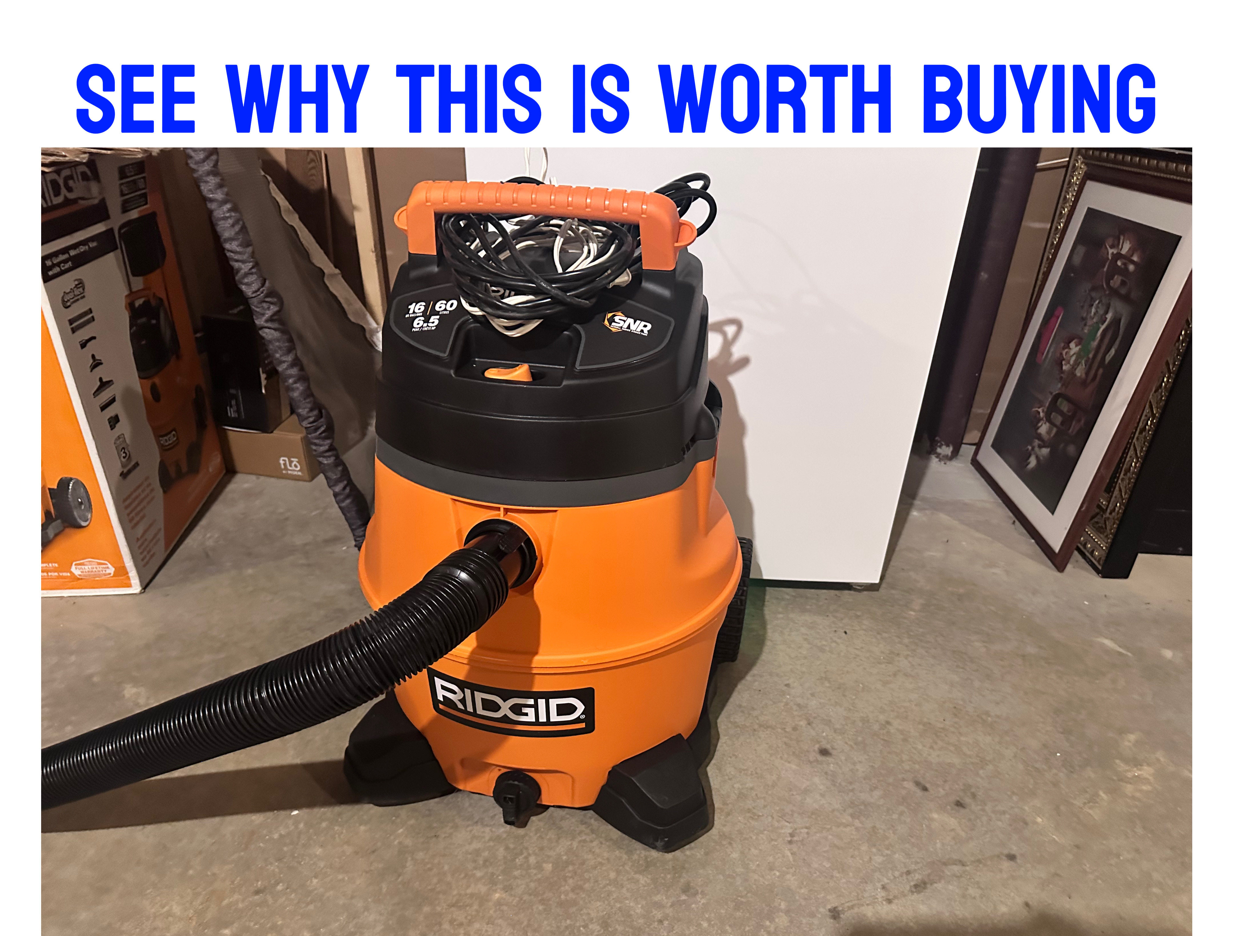 RIDGID WD1450 Filter Installation