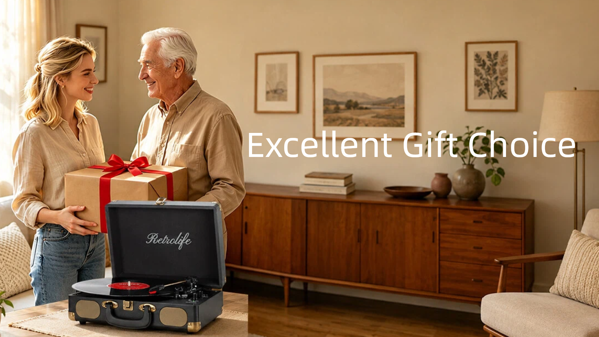 Amazon.com: Record Player with Speakers 3-Speed Bluetooth Suitcase