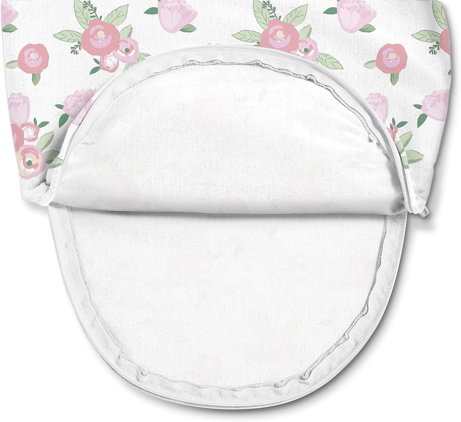 SwaddleMe Luxe Easy Change Swaddle – Size Small/Medium, 0-3 Months, 2-Pack (Water Color Floral)